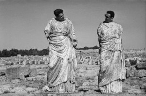 Léonard et Pierre Gianadda en Syrie - Photo de Léonard Gianadda tirée de l'exposition actuelle: "Méditerranée".